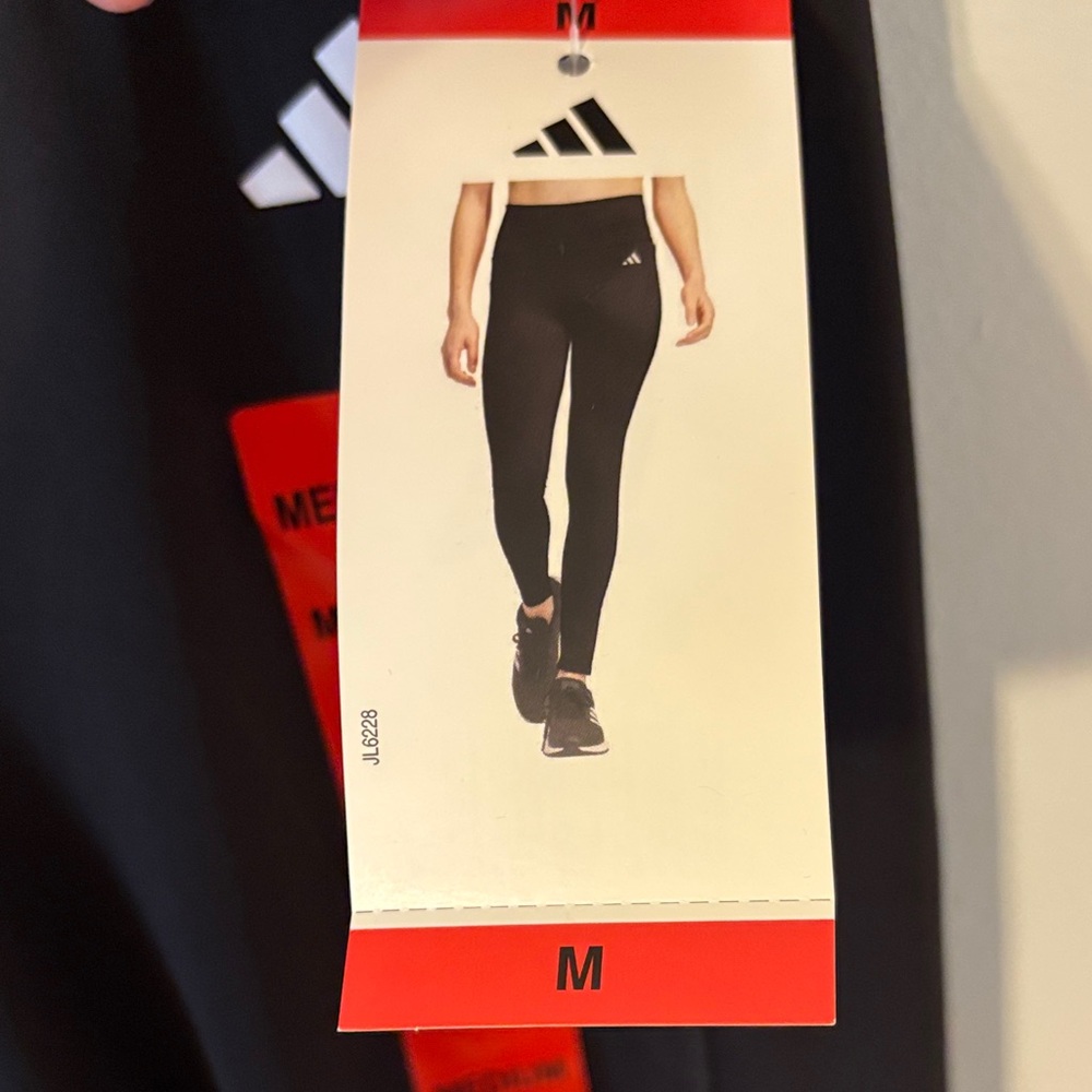 adidas Black Women's High-Waist Performance Leggings
